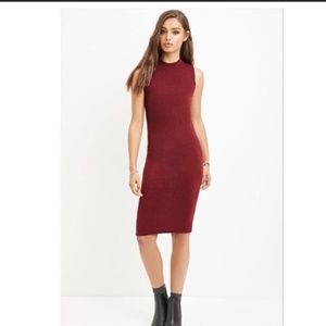 NWT Forever 21 Red Sleeveless Sweater Dress